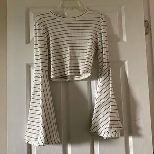 White crop top from Audrey 3+1